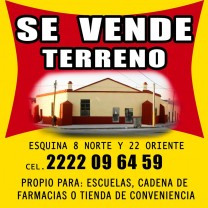 SE VENDE PROPIEDAD COMO TERRENO en Puebla, Puebla