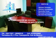 RENTA DE OFICINAS CON DOMICILIO FISCAL en Tlalnepantla de Baz, México