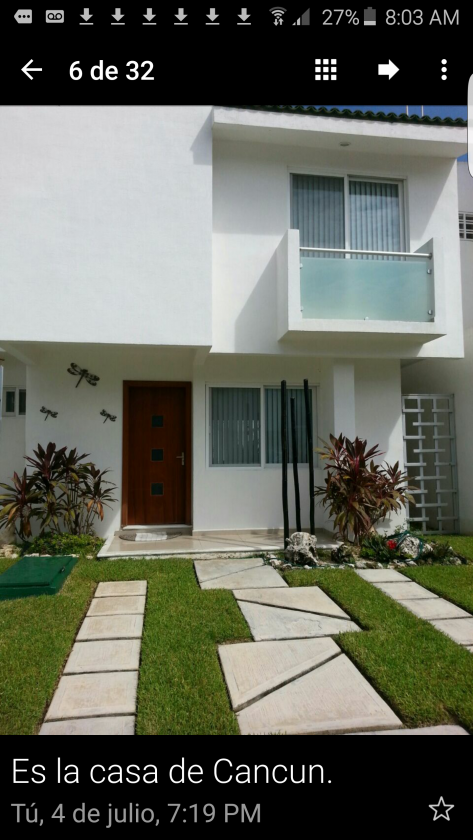 Impecable Casa Amueblada. ¡Lista para habitarde@ en Cancún, Quintana Roo 