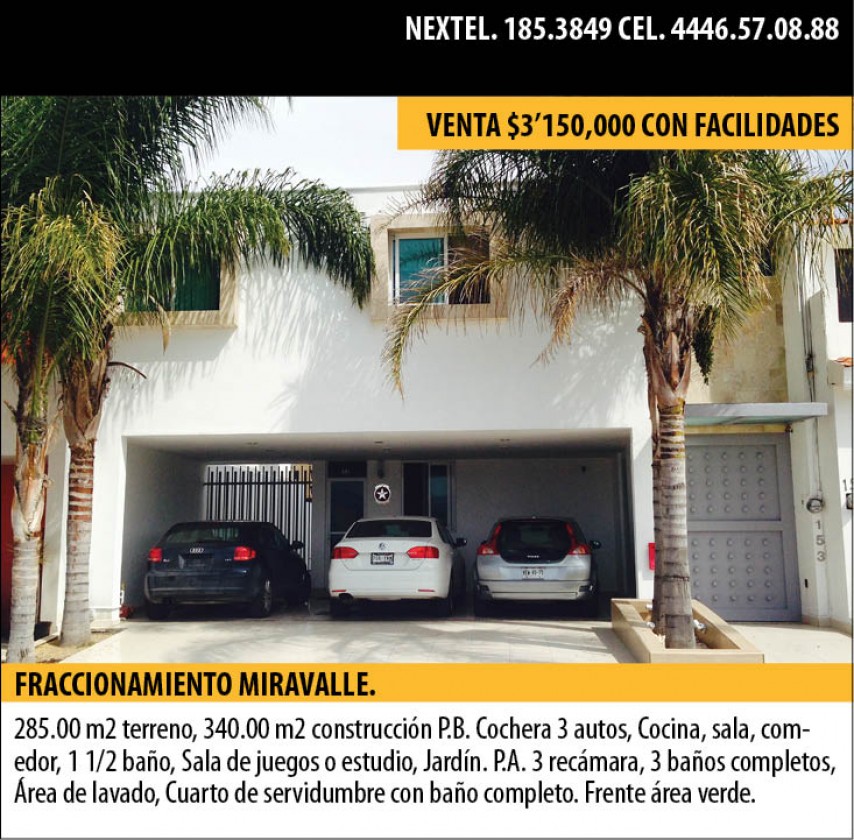 Casa en venta en San Luis Potosi 9010 | Habítala